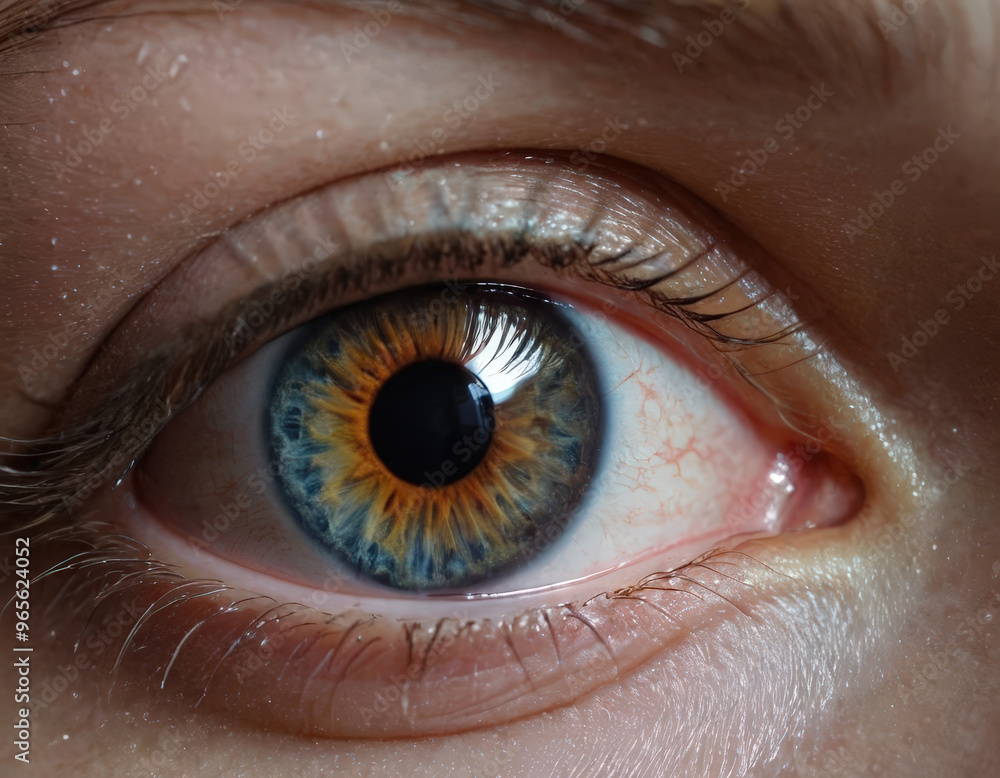 Fototapeta premium close up of a female eye