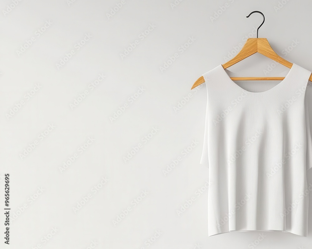 A dress on a sleek wooden hanger, casting soft shadows on a plain white background, Minimalist, Neutral tones, Subtle light A dress on a sleek wooden hanger, casting soft shadows on a plain white background, Minimalist, Neutral tones, Subtle light