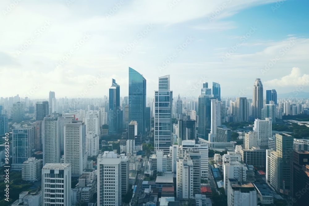 Obraz premium Building city architecture skyscraper. AI generated Image by rawpixel.