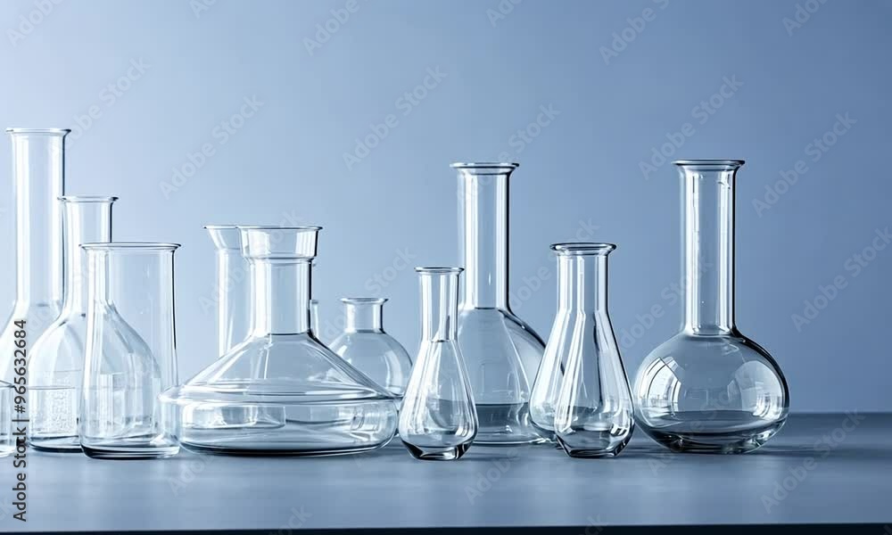 Assortment of Glass Laboratory Equipment Assortment of Glass Laboratory Equipment