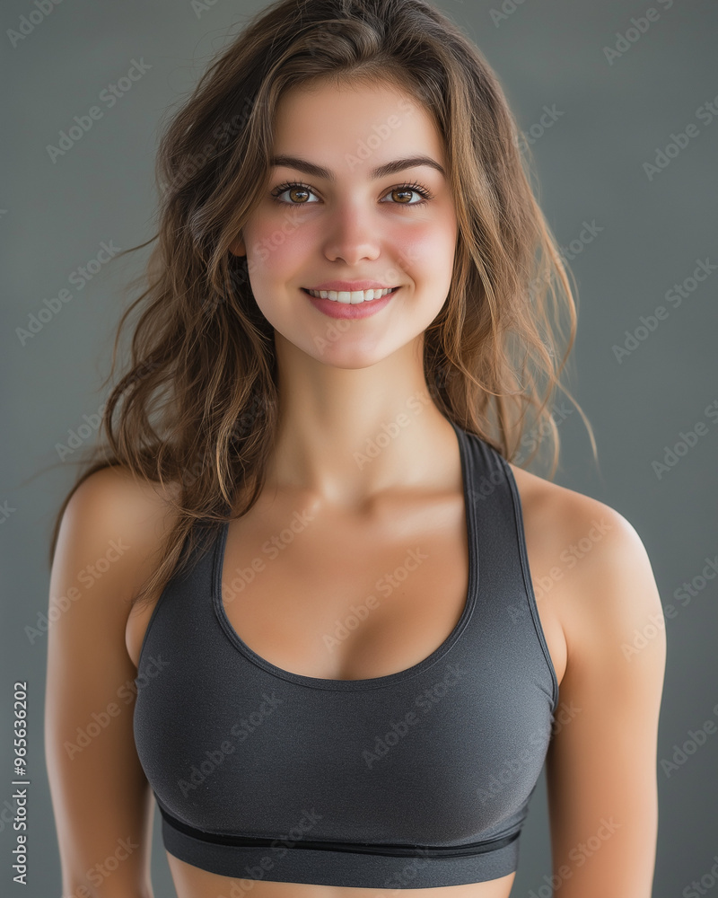 Portret młodej, pięknej, wysportowanej instruktorki fitness. Portret młodej, pięknej, wysportowanej instruktorki fitness.
