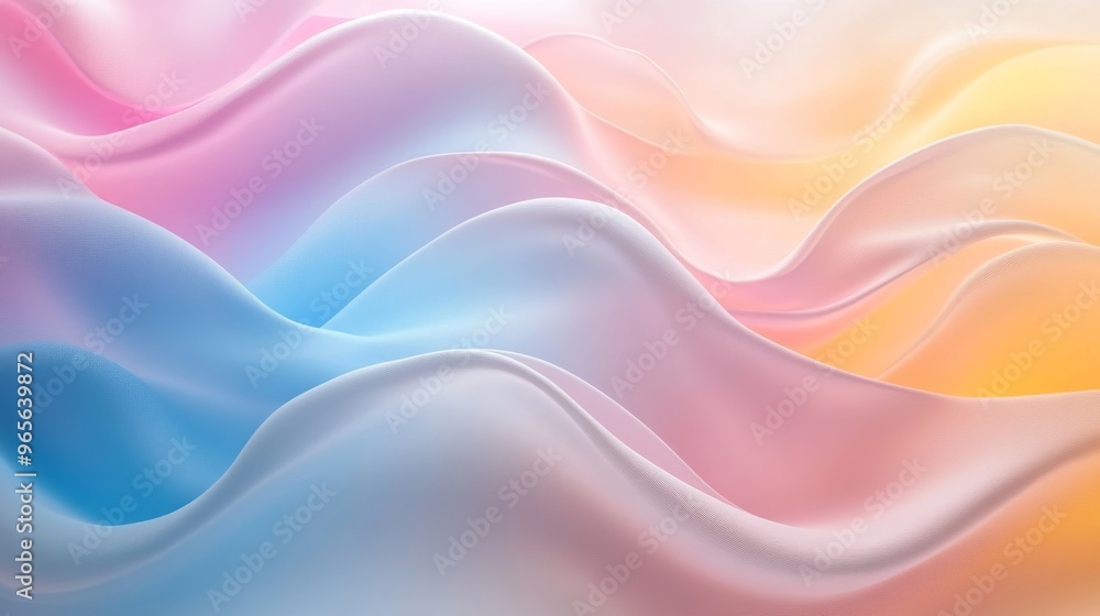 soft pastel abstract waves, tranquil art concept soft pastel abstract waves, tranquil art concept