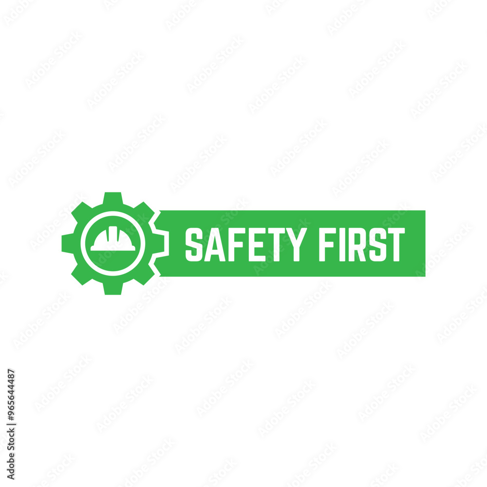 Safety first sign logo design for safety workplace factory manufacture banner. Safety first sign logo design for safety workplace factory manufacture banner.