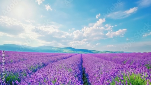 Lavender Field Landscape