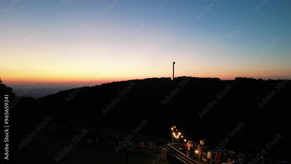 Sunset on peak of the mountain summer movie event - Poniwiec Mala Czantoria 4K Sunset on peak of the mountain summer movie event - Poniwiec Mala Czantoria 4K