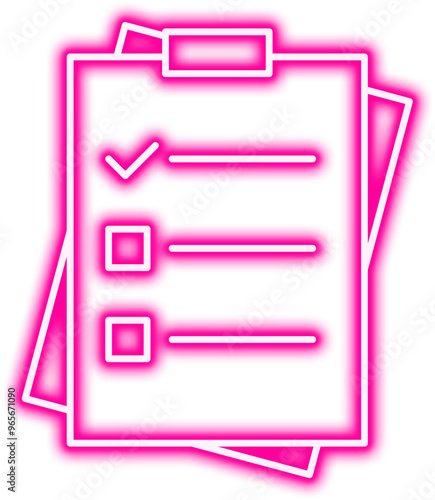 Neon education icon