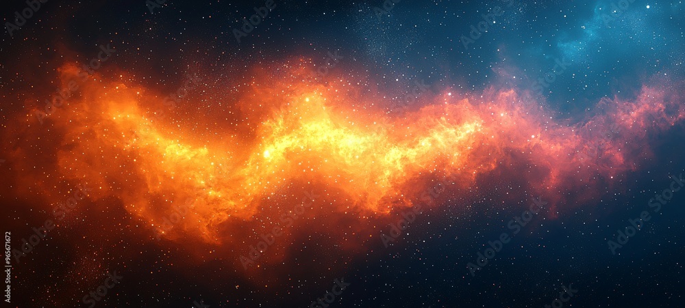 An abstract gradient background with vibrant hues of orange and teal, perfect for Halloween-themed designs, party invitations, and spooky event promotions. With copy space. An abstract gradient background with vibrant hues of orange and teal, perfect for Halloween-themed designs, party invitations, and spooky event promotions. With copy space.