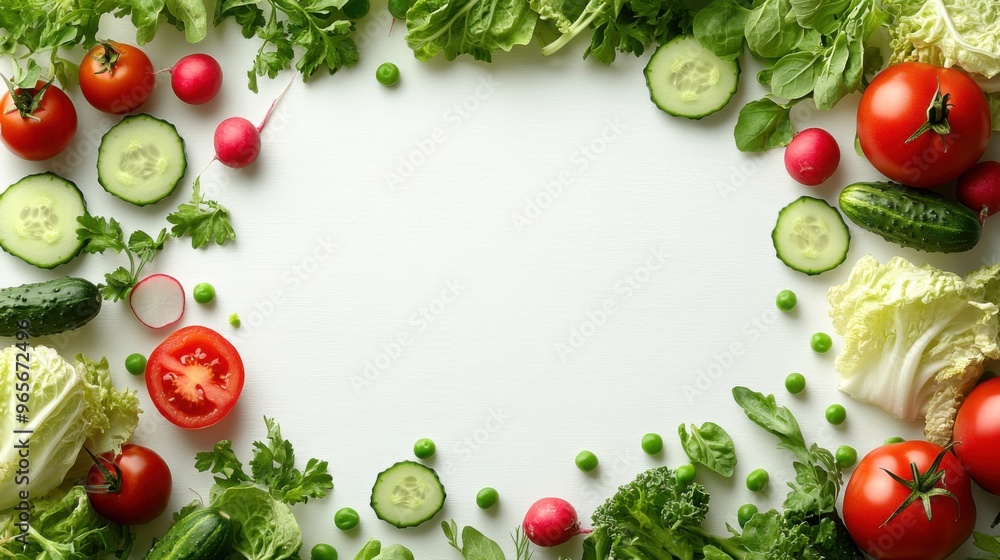 Symmetrical vegetable composition Symmetrical vegetable composition