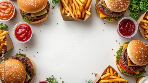 Wallpaper Mural Fast food delivery frame Torontodigital.ca