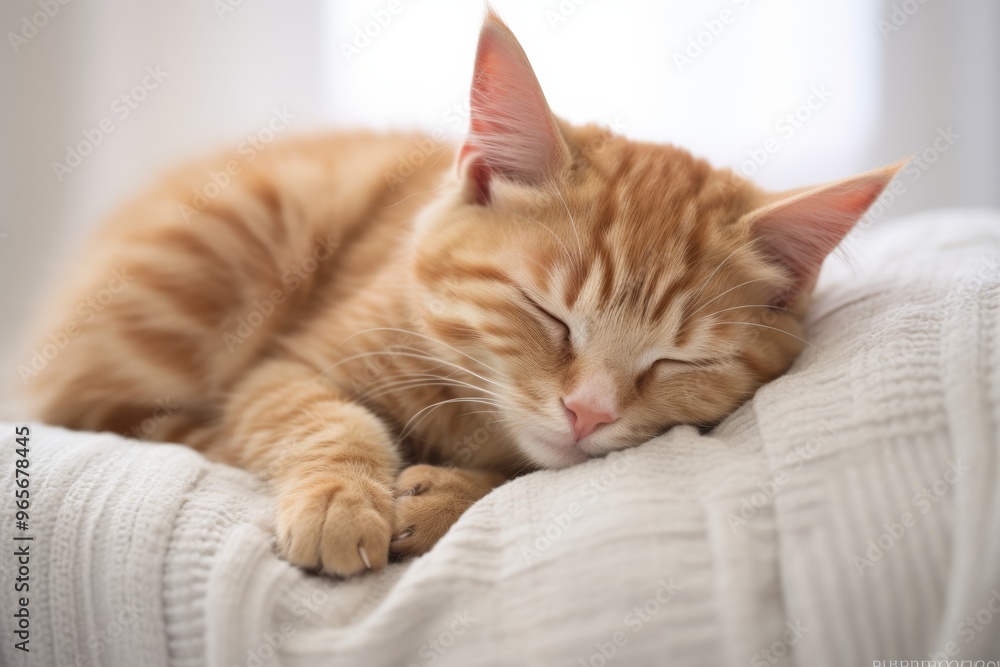 photograph of A cat curled up, a warm atmosphere, a cat purring on a white background. photograph of A cat curled up, a warm atmosphere, a cat purring on a white background.