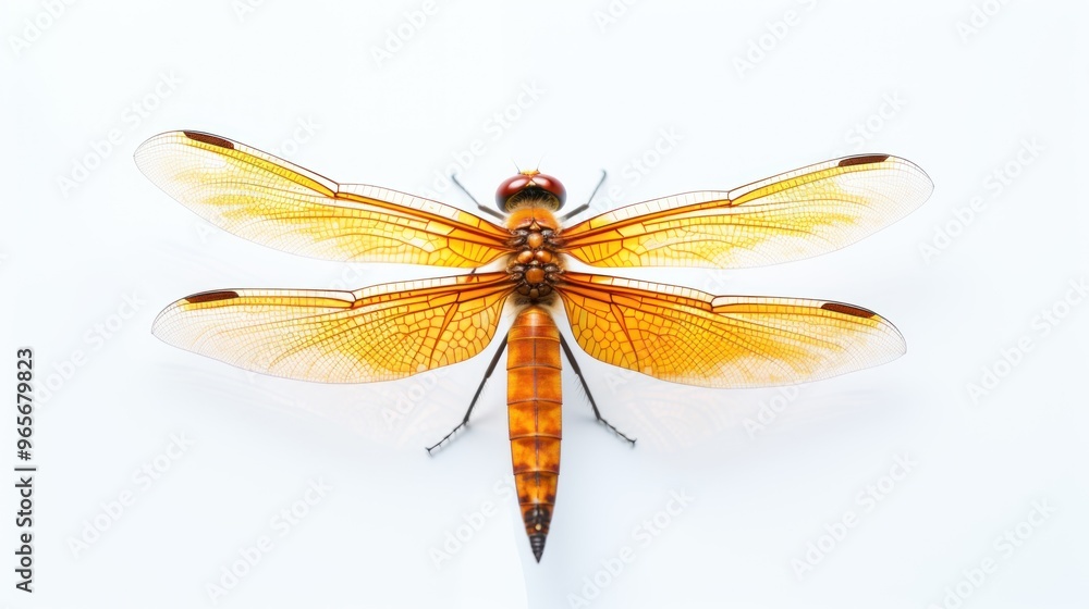 Dragonfly with Vibrant Wings Dragonfly with Vibrant Wings