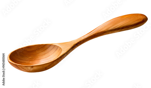 Wooden spoon cut out design element