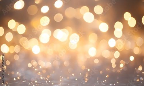 Wallpaper Mural Abstract golden bokeh background with sparkling lights. Torontodigital.ca