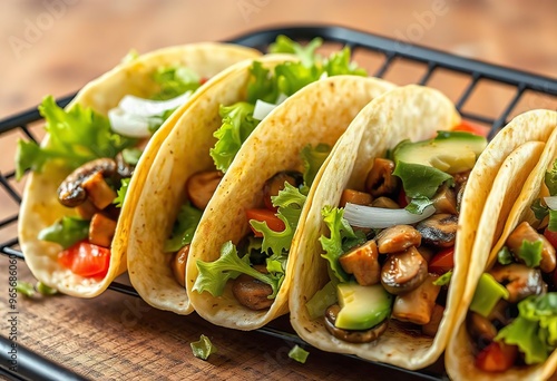 mushroom tacos vegetarian tacos