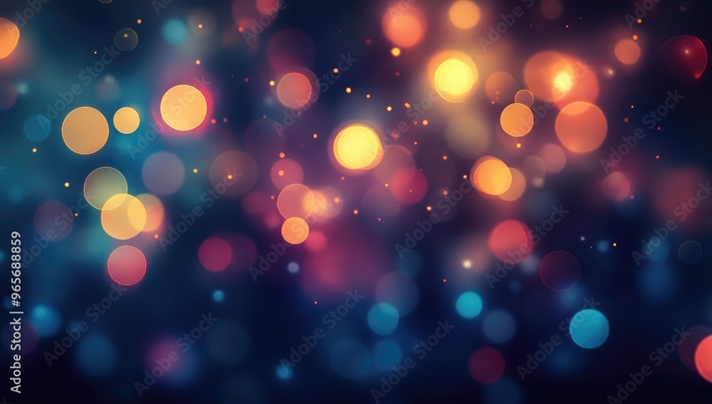 Abstract blurred background with defocused lights of a night city, featuring colorful street lights and a dark sky, urban background with vibrant bokeh effects. Abstract blurred background with defocused lights of a night city, featuring colorful street lights and a dark sky, urban background with vibrant bokeh effects.