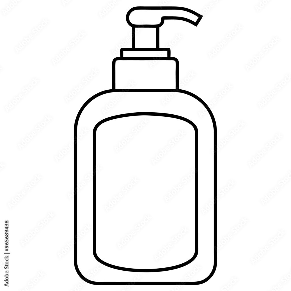 hand sanitizer outline coloring book page line art illustration digital drawing hand sanitizer outline coloring book page line art illustration digital drawing