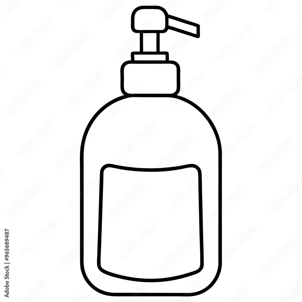 hand sanitizer outline coloring book page line art illustration digital drawing hand sanitizer outline coloring book page line art illustration digital drawing