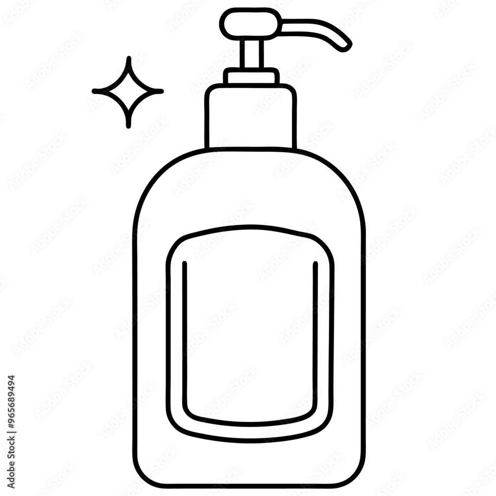 hand sanitizer outline coloring book page line art illustration digital drawing hand sanitizer outline coloring book page line art illustration digital drawing