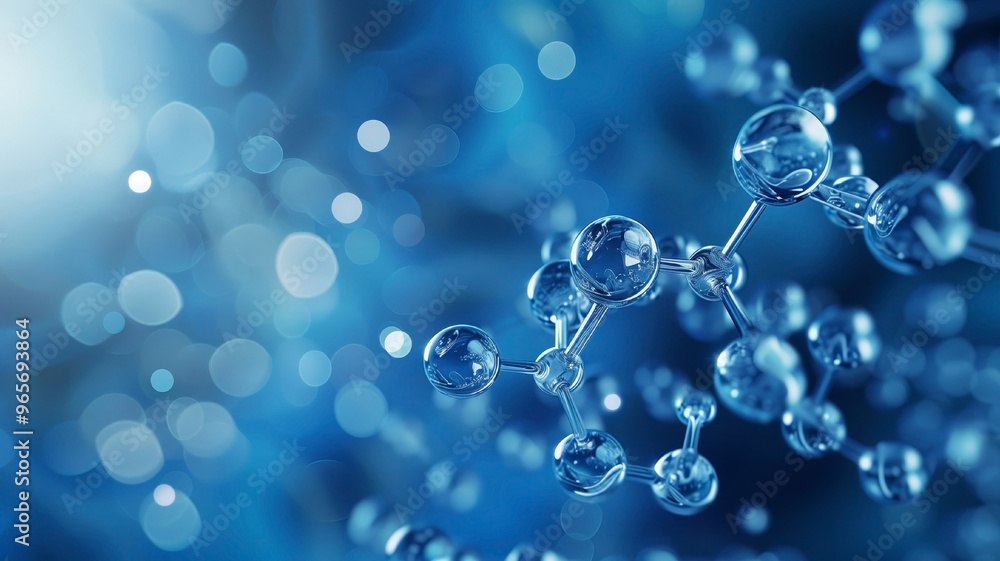 Molecular structures. Generated AI Molecular structures. Generated AI