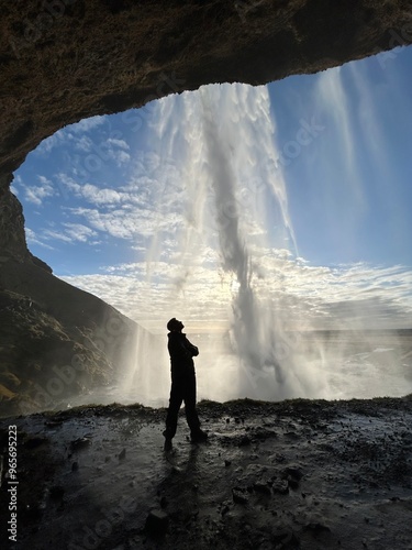 Seljalandsfoss Waterfall Iceland photo