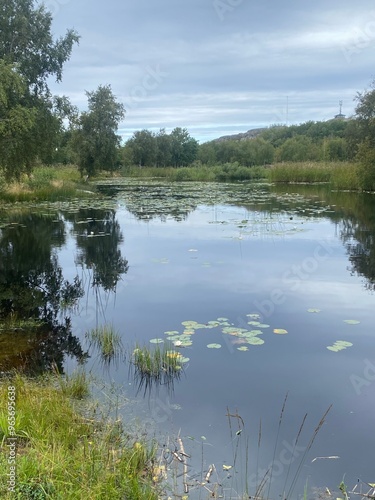 Lake in Gothenburg Sweden