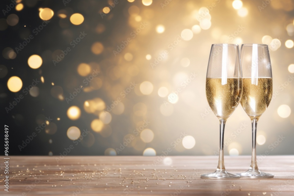 Champagne glass drink wine. Champagne glass drink wine.
