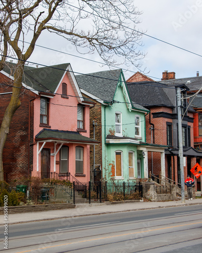 Maisons colorées de Toronto