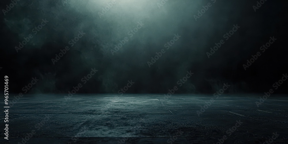 Mysterious dark background with a subtle fog and soft light creating an atmospheric ambiance for various creative projects. Mysterious dark background with a subtle fog and soft light creating an atmospheric ambiance for various creative projects.