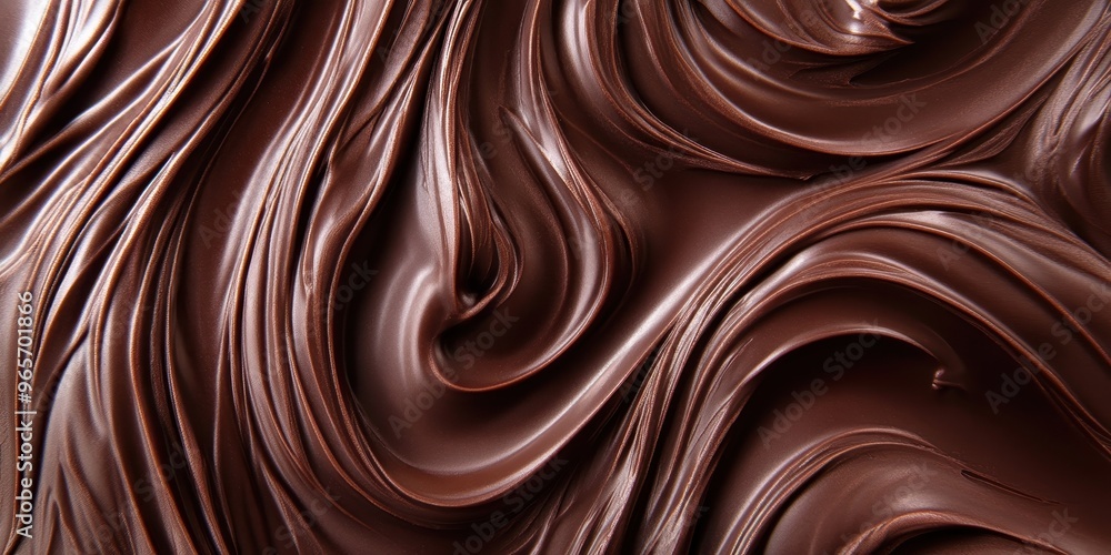 Smooth and creamy chocolate swirl texture. Perfect for culinary themes, desserts, and indulgent visual aesthetics. Smooth and creamy chocolate swirl texture. Perfect for culinary themes, desserts, and indulgent visual aesthetics.
