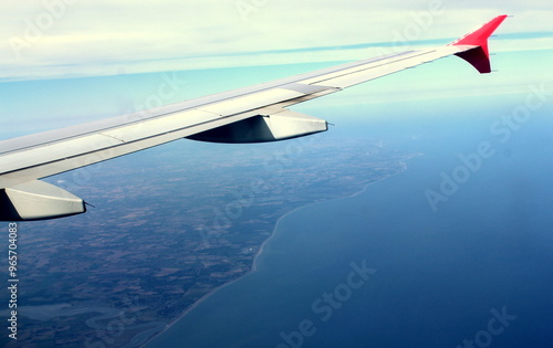 view from airplane window
