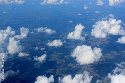 clouds over the sky