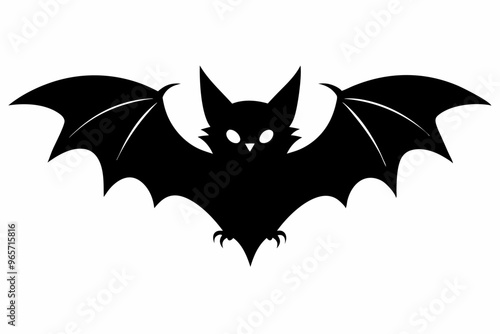  Halloween bat silhouette vector, Bat silhouette, Halloween bat Svg