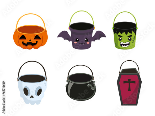  Autumn harvest party characters, cartoon monsters. Festive decorations neoteric vector set svg file