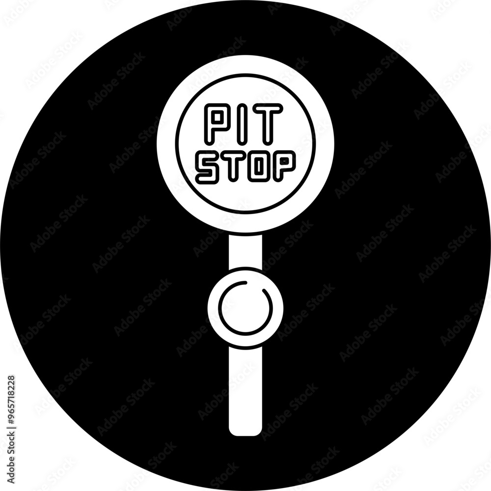 Pit stop icon block illustration vector Pit stop icon block illustration vector