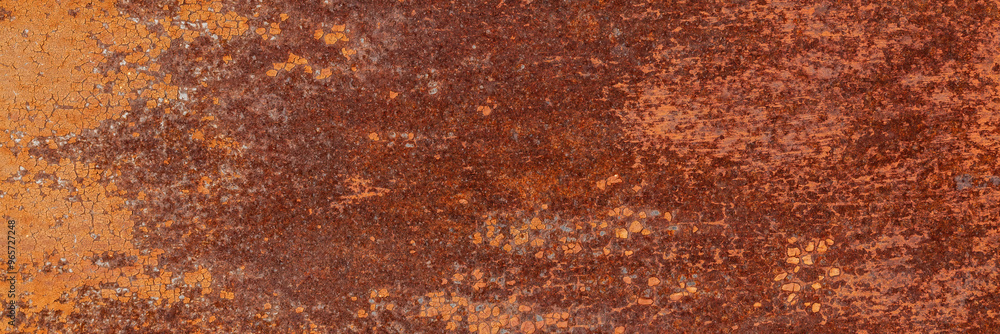 Panoramic grunge rusted metal texture, rust and oxidized metal background. Old metal iron panel. Panoramic grunge rusted metal texture, rust and oxidized metal background. Old metal iron panel.