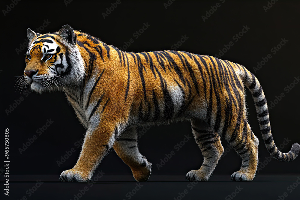 Obraz premium 3d render tiger