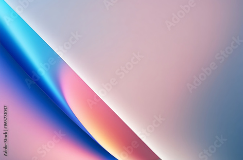 Abstract Gradient Background with Curved Lines and Vivid Colors