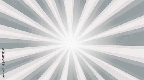 white background with radiating lines towards a bright center