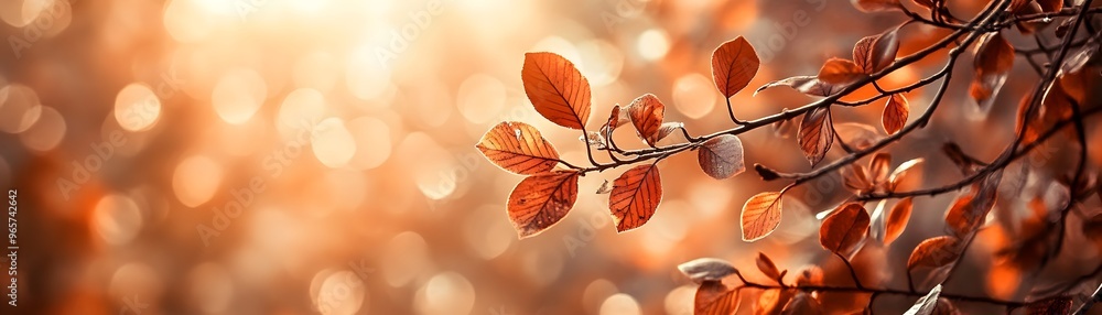 Autumn Leaves in Golden Light Autumn Leaves in Golden Light