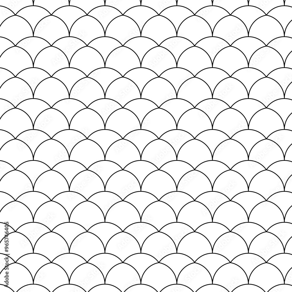 Seamless pattern of fish scales Seamless pattern of fish scales