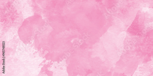 Light pink abstract watercolor background with paper texture and stains, light and soft pink Watercolor background texture, polished and empty smooth Watercolor background texture soft pink.
