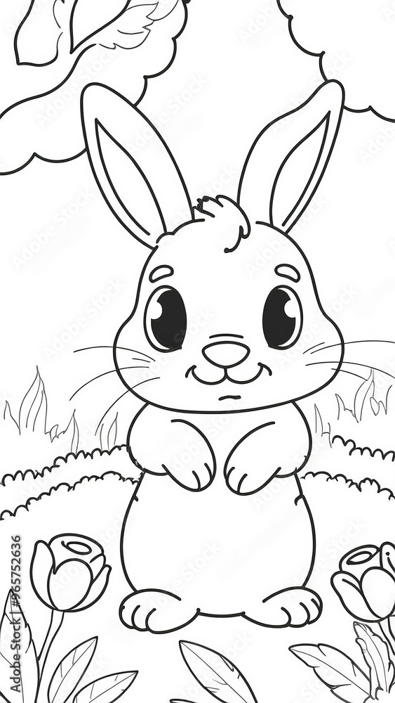 bunny coloring book bunny coloring book