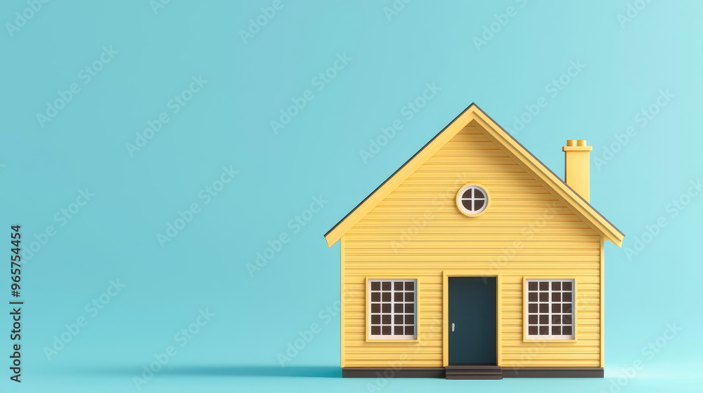 Home loan refinancing, better mortgage terms, 3D illustration Home loan refinancing, better mortgage terms, 3D illustration