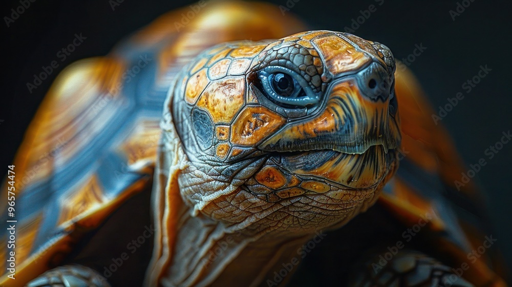 Business-savvy Tortoise in Professional Attire - Stock Photo Business-savvy Tortoise in Professional Attire - Stock Photo