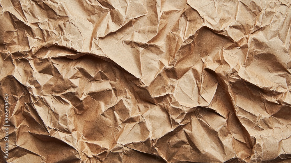 Abstract crumpled and creased recycle brown paper texture background Abstract crumpled and creased recycle brown paper texture background