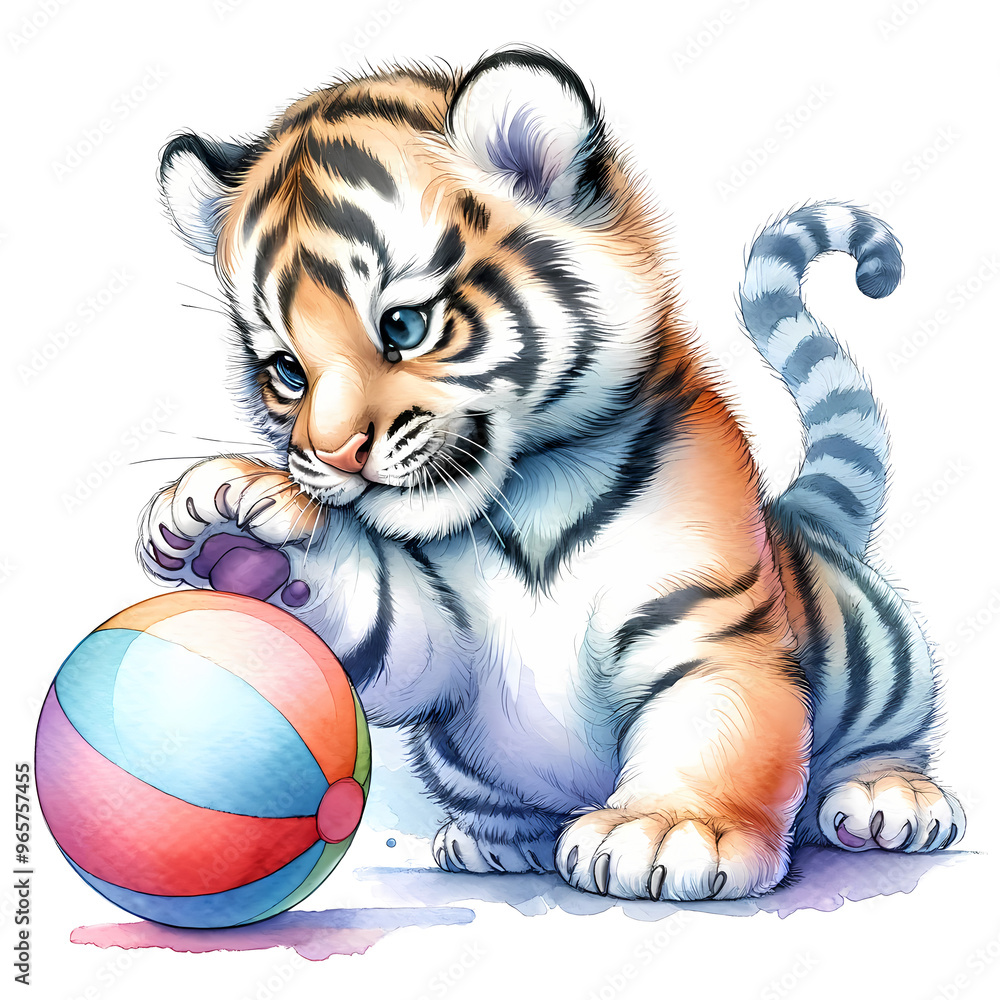 Adorable Baby Tiger Clipart, Baby Animals Clipart Adorable Baby Tiger Clipart, Baby Animals Clipart