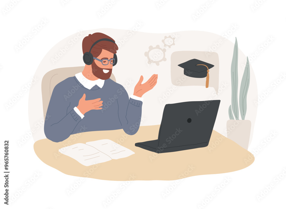 Business negotiations isolated cartoon vector illustrations. Business negotiations isolated cartoon vector illustrations.