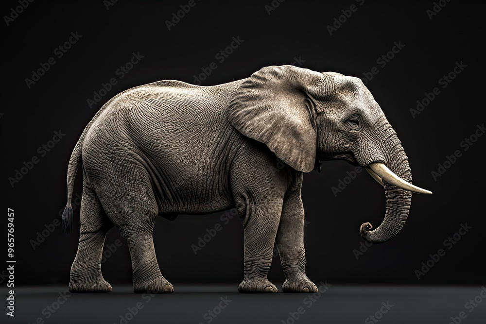 Fototapeta premium 3d elephant