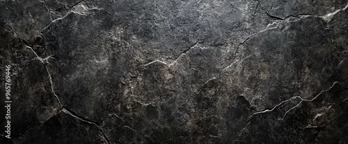 Panel kuchenny z motywem Dark grunge textured background of natural stone showing a rugged surface