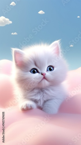 Kitten animal mammal cute.